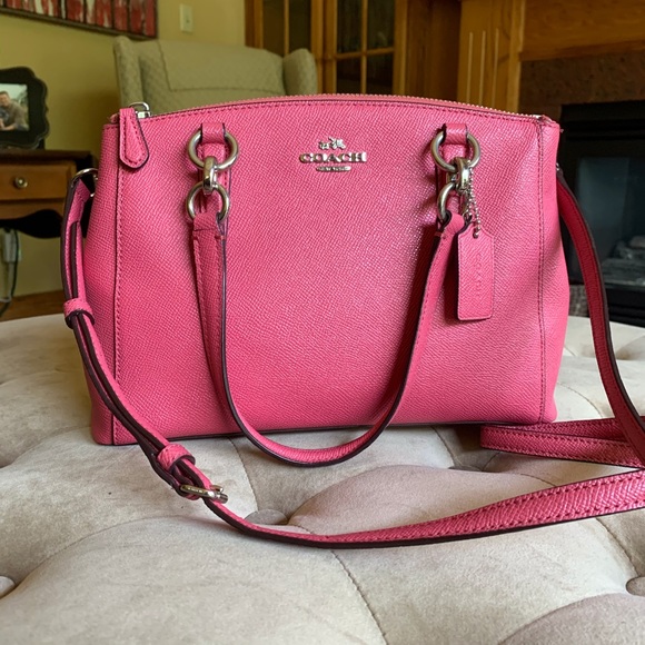 Coach Handbags - Coach Christie Mini Satchel Crossbody Pink